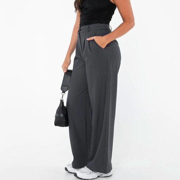 NWOTs Princess Polly Archer Pants in Slate Gray size 6 PETITE - Picture 12 of 14